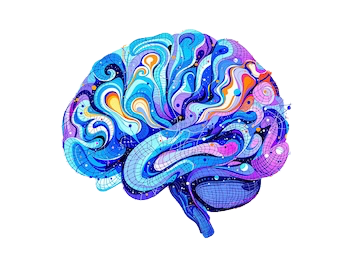 Schéma du cortex cérébral humain illustrant les fonctions cognitives et les lobes cérébraux