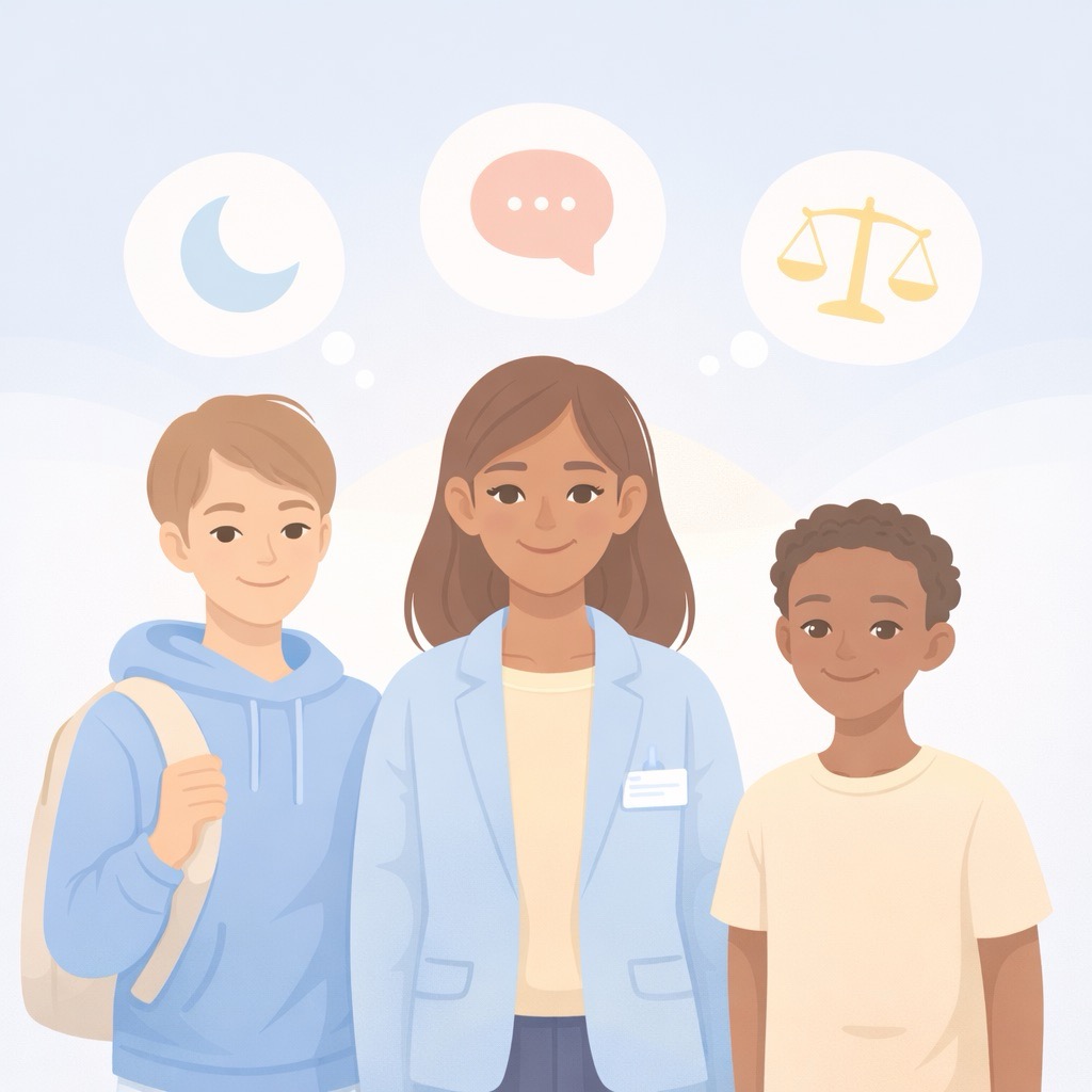 Adolescent, adulte et enfant accompagnés en thérapie cognitive et comportementale par Zoepsy